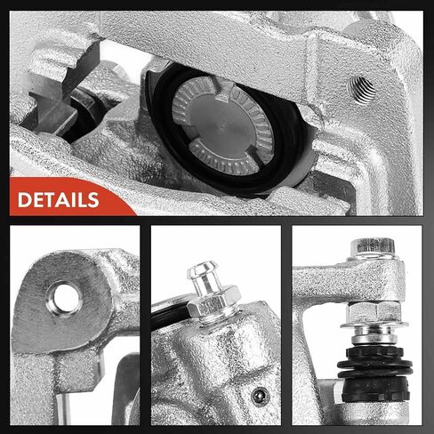 A-Premium Disc Brake Caliper Assembly with Bracket Compatible with Mazda 3 2017-2018, 3 Sport 2017-2018 - Rear Driver and Passenger - 2-PC set in Saudi Arabia