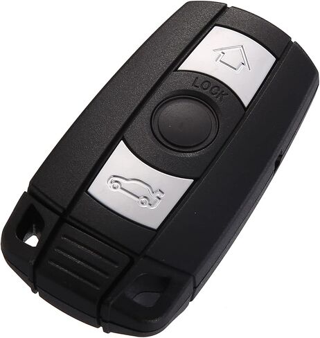 X AUTOHAUX Car Key Fob Shell 3 Button Remote Control Key Case Shell Keyless Entry Housing Replacement Black for BMW 325i 2006-2011 in Saudi Arabia