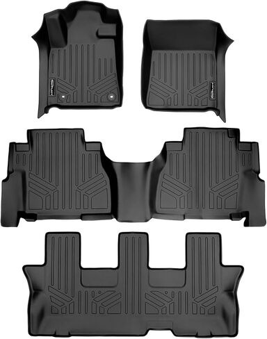 SMARTLINER Custom Fit Floor Mats 3 Row Liner Set for 2012-2022 Toyota Sequoia in Saudi Arabia
