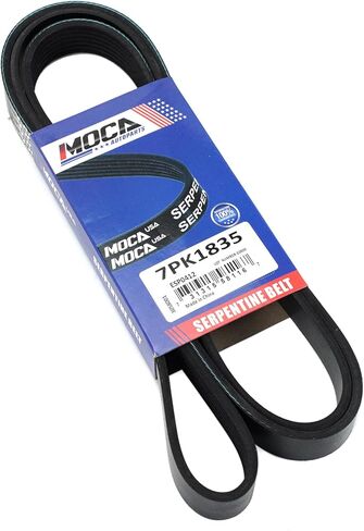7PK1835 EPDM Serpentine Belt Fit 2008-2012 for Honda Accord 2.4L 2354CC 144Cu. in. l4 Gas DOHC Naturally Aspirated in Kuwait