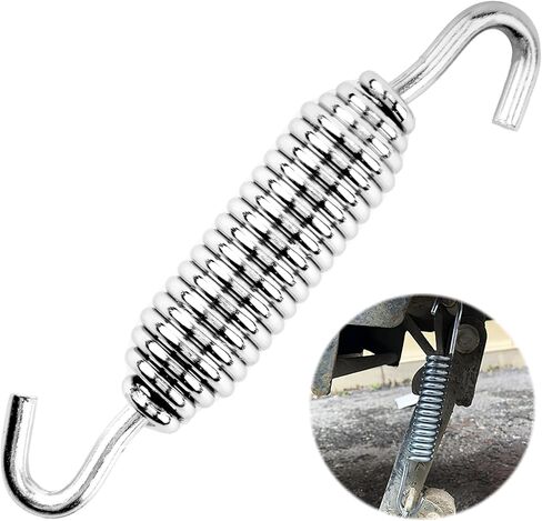 دراجة نارية ربيع ، OEM 49725-07 استبدال ، فولاذ عالي الكربون الوقوف الوقوف التوافق مع انزلاق الطريق ، انزلاق الشارع ، إلكترا جليد (أسود) in Kuwait