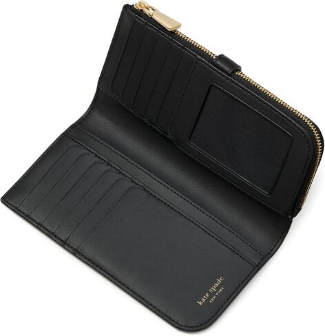 Kate Spade New York Deco Colordblected Leather Leather محفظة ضئيلة ، حليب Multi Multi in Kuwait
