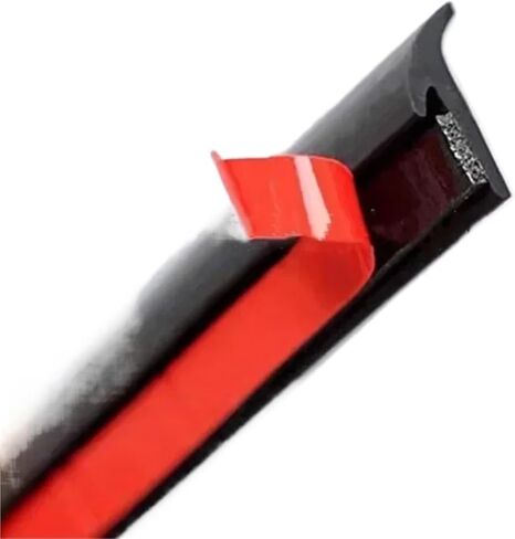5M سيارة ختم الشريط T stark صغير مائل مائل ختم Weatherstrip المصد ، Fender Fender Flare Arch Trim Sealants (الأسود 5M) in Saudi Arabia
