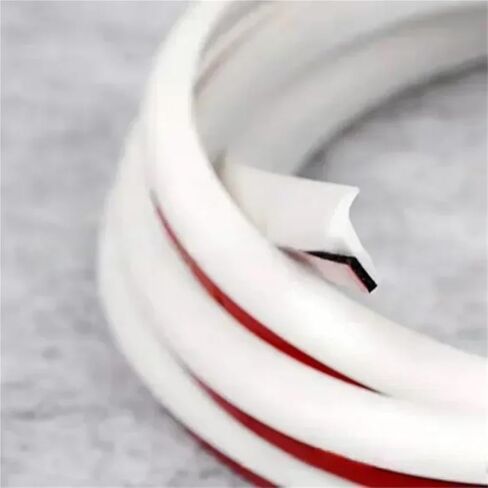5M سيارة ختم الشريط T stark صغير مائل مائل ختم Weatherstrip المصد ، Fender Fender Flare Arch Trim Sealants (الأسود 5M) in Saudi Arabia
