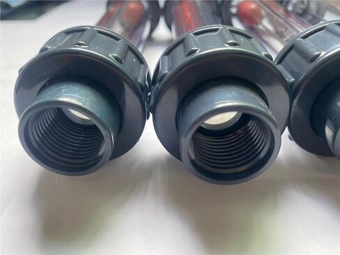 BSPP/G Connector LZS-15 Plastic Tube Liquid Rotameter Flow Measuring Instruments DN15 Water Testing Meter Tube 202mm(10-100L) in Kuwait