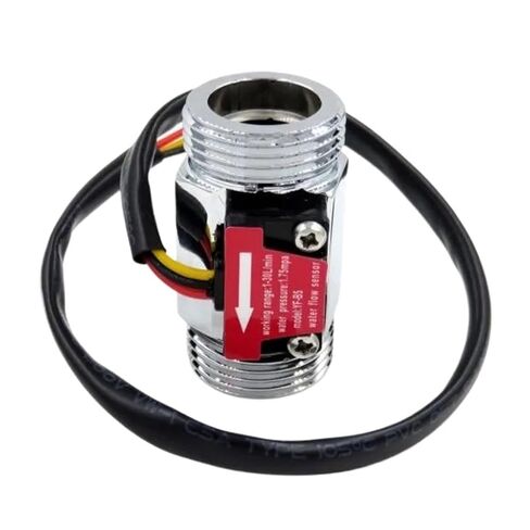 YF-B5 G3/4" Aluminum Chromium Plating Surface Water Hall Effect Pulse Output Flow Sensor 1-30L/Min in Kuwait