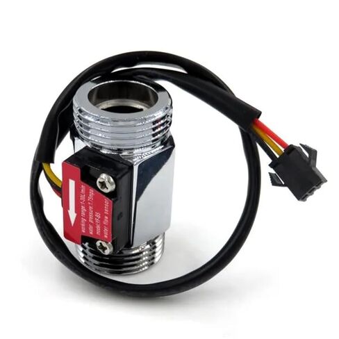 YF-B5 G3/4" Aluminum Chromium Plating Surface Water Hall Effect Pulse Output Flow Sensor 1-30L/Min in Kuwait