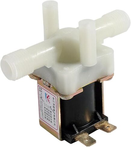 1PCS 2 points external wire water dispenser washing machine solenoid valve pressureless valve DC12V water inlet valve normally closed solenoid valve(AC220V) in Kuwait