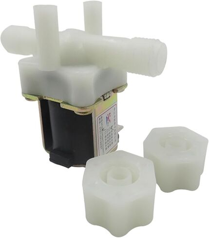 1PCS 2 points external wire water dispenser washing machine solenoid valve pressureless valve DC12V water inlet valve normally closed solenoid valve(AC220V) in Kuwait