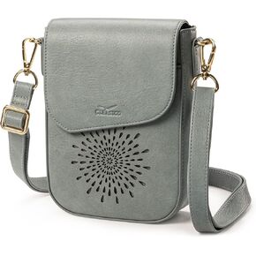 حقيبة Claasico Crossbody للنساء ، محفظة الهاتف RFID ، فتحات البطاقة الجيب مع حزام ، حامل الهاتف PU Crossbody محفظة in Kuwait