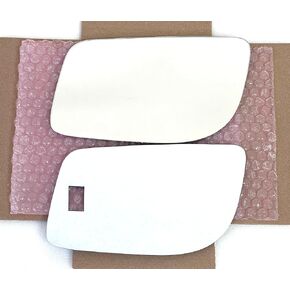 New Replacement Mirror Glass with FULL SIZE ADHESIVE for 2009-2016 Lincoln MKS Driver Side View Left LH in Kuwait