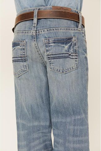 Cody James Boys 'Hamshackle Wash Reliesed Boot Denim Jeans - CBFA22J64 -Big in Saudi Arabia