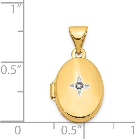Roy Rose Jewelry 14K Gold Miamond Loget 20x13mm in Saudi Arabia