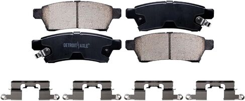 Detroit Axle - Brake Kit for 2005-2019 Nissan Frontier Xterra 2009-2012 Suzuki Equator 11.65" inch Front and 11.26" inch Rear Drilled Disc Brake Rotors Ceramic Brakes Pads Replacement in Saudi Arabia
