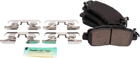 TRQ Front Brake Pad & Rotor Kit Premium G-Coated Ceramic Compatible with 2018-2022 Nissan Kicks 2020-2022 Versa in Saudi Arabia
