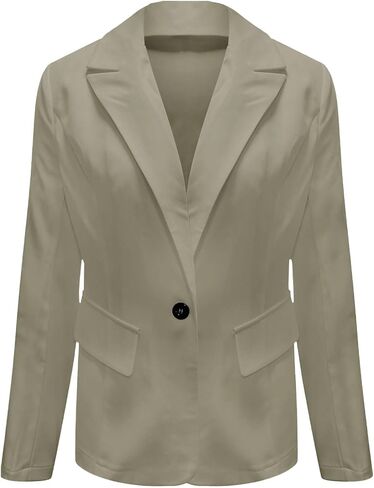 Blazers for Women 2025 أعمال عمل عارضة ملابس غير رسمية طويلة الأكمام in Saudi Arabia