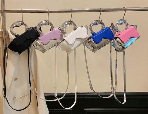 Small Silver Crossbody Satchel Y2K Evening Handbag for Women - Hobo Shoulder Tote Bag 2025 in Kuwait