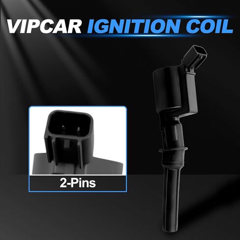 8pcs Coil Coil Pack متوافق مع Ford F150 1997-2003 5.4 و 2000-10 4.6L ، 02-05 Explorer 4.6l ، 99-04 Mustang Expedition Surpition Navigator Mountaineer Town-Car F250-550 E150-550 ، #DG508 in Saudi Arabia