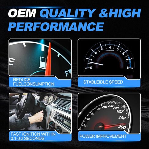 8pcs Coil Coil Pack متوافق مع Ford F150 1997-2003 5.4 و 2000-10 4.6L ، 02-05 Explorer 4.6l ، 99-04 Mustang Expedition Surpition Navigator Mountaineer Town-Car F250-550 E150-550 ، #DG508 in Saudi Arabia