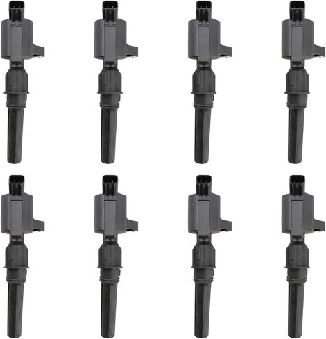 8pcs Coil Coil Pack متوافق مع Ford F150 1997-2003 5.4 و 2000-10 4.6L ، 02-05 Explorer 4.6l ، 99-04 Mustang Expedition Surpition Navigator Mountaineer Town-Car F250-550 E150-550 ، #DG508 in Saudi Arabia