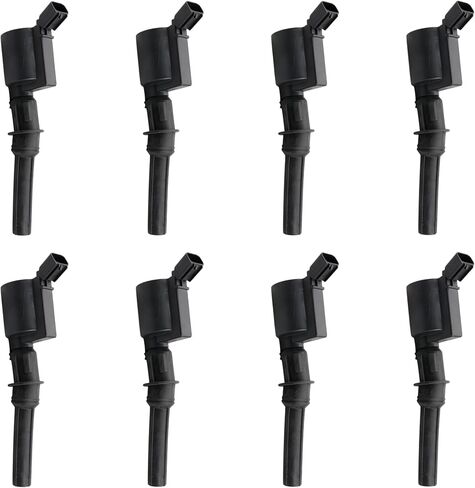 8pcs Coil Coil Pack متوافق مع Ford F150 1997-2003 5.4 و 2000-10 4.6L ، 02-05 Explorer 4.6l ، 99-04 Mustang Expedition Surpition Navigator Mountaineer Town-Car F250-550 E150-550 ، #DG508 in Saudi Arabia
