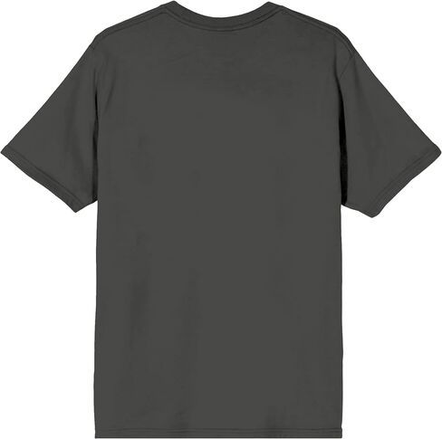 شيطان Slayer inosuke Hashibira Crew Neck Short Sleeve Charcoal Men Shirt in Kuwait
