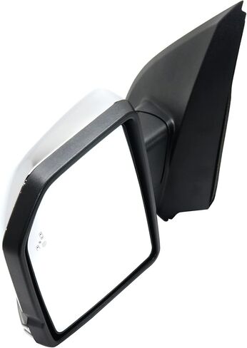 Garage-Pro Left Power Heated Mirror for Ford F-150 2015-2017 Power Fold With Signal Light, Blind Spot Monitor, Memory & Puddle Lamp; Without Auto-Dimming Chrome in Saudi Arabia