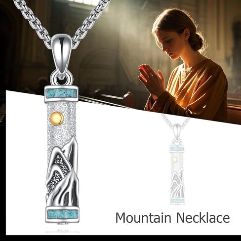 Urn Necklaces for Ashes Sterling Silver Cylinder Memorial Pendant for Loved Ones Keepsake Cremation Jewelry Gifts for Women Men in Saudi Arabia