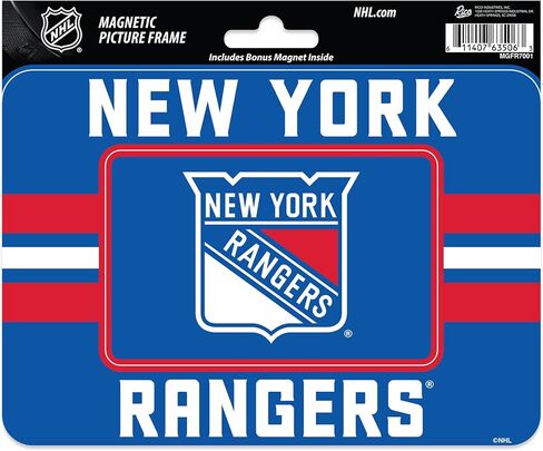 إطار صورة مغناطيسي من Rico Industries NHL Hockey Buffalo Sabers Stripes (5 بوصة × 6.75 بوصة) ومجموعة كومبو مغناطيسية - ديكور المنزل - الثلاجة، المكتب، المطبخ in Saudi Arabia
