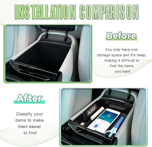 منظم وحدة التحكم المركزية المتوافقة مع 2025 Hyundai Tucson Limited و Tucson Hybrid/Plug-in Hybrid Accessories Insert Resert Medid in Saudi Arabia
