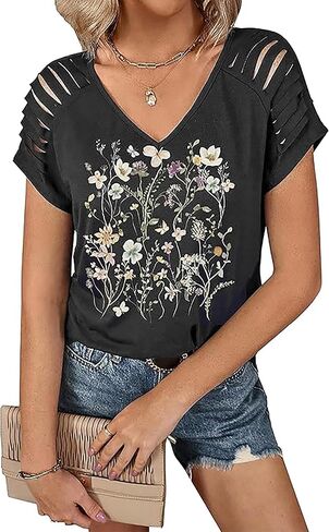 Women's Vintage Rock Band T-Shirt/Free Bird Eagle Graphic Tees/Country Concert Music Short Sleeve Shirts Tops in Saudi Arabia