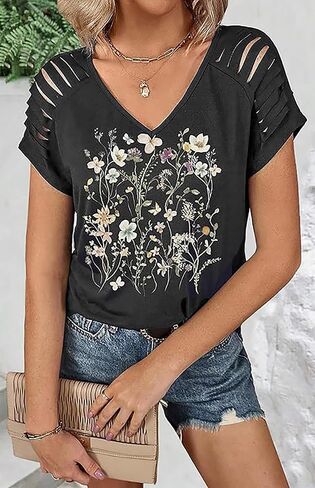 Women's Vintage Rock Band T-Shirt/Free Bird Eagle Graphic Tees/Country Concert Music Short Sleeve Shirts Tops in Saudi Arabia
