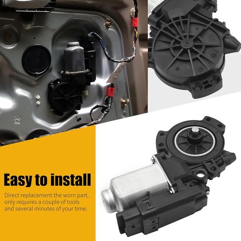 82450-3K011 Door Window Power Motor, Replacement for Hyundai Sonata 2006-2012, Replacement for Kia Optima 2011-2016, Replaces 824502B010 (Front Left Side) in Saudi Arabia