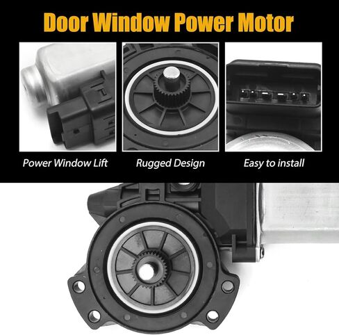 82450-3K011 Door Window Power Motor, Replacement for Hyundai Sonata 2006-2012, Replacement for Kia Optima 2011-2016, Replaces 824502B010 (Front Left Side) in Saudi Arabia