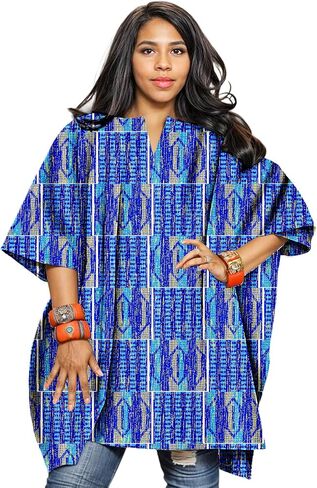 ملابس أفريقية للنساء Dashiki Kaftan Kente طباعة قمم أنقرة كيمونو بالإضافة in Saudi Arabia