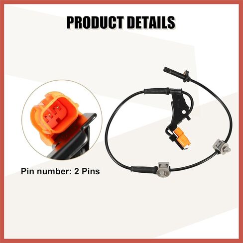 ACROPIX No.57455SCVA01 ABS Wheel Speed Sensor Front Left for Honda Element 2003-2011 Car Parts in Saudi Arabia