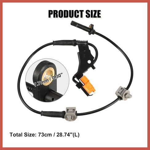 ACROPIX No.57455SCVA01 ABS Wheel Speed Sensor Front Left for Honda Element 2003-2011 Car Parts in Saudi Arabia