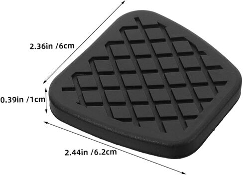PRETYZOOM 4pcs Nonslip Vehicle Rubber Pedal Pads Durable Auto Brake Clutch Covers High Elastic Material for Fit Comfortable Foot Rest Sleeves for Enhanced Driving Control in Saudi Arabia