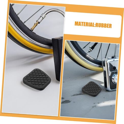 PRETYZOOM 4pcs Nonslip Vehicle Rubber Pedal Pads Durable Auto Brake Clutch Covers High Elastic Material for Fit Comfortable Foot Rest Sleeves for Enhanced Driving Control in Saudi Arabia