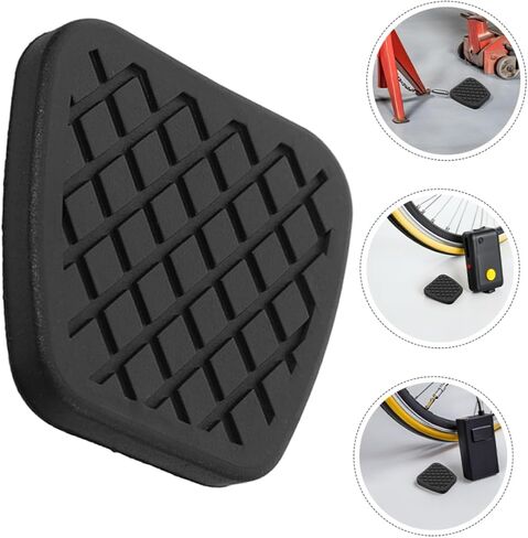 PRETYZOOM 4pcs Nonslip Vehicle Rubber Pedal Pads Durable Auto Brake Clutch Covers High Elastic Material for Fit Comfortable Foot Rest Sleeves for Enhanced Driving Control in Saudi Arabia