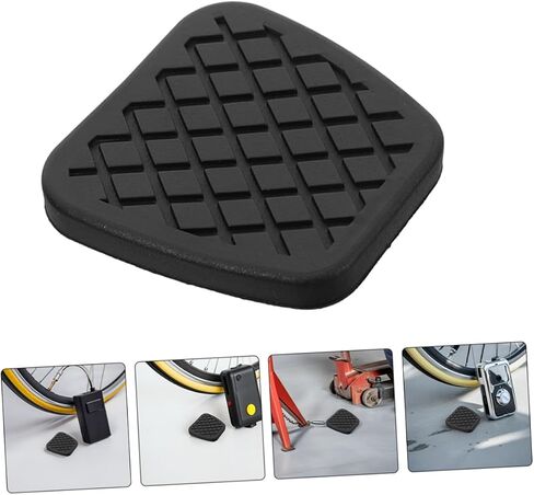 PRETYZOOM 4pcs Nonslip Vehicle Rubber Pedal Pads Durable Auto Brake Clutch Covers High Elastic Material for Fit Comfortable Foot Rest Sleeves for Enhanced Driving Control in Saudi Arabia