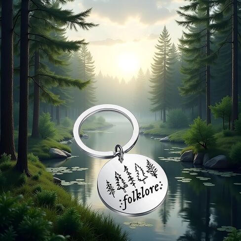 ألبوم BWESOO Silver Music Gift Folklore Keychain ألبوم مستوحى من مغني الهدايا المشجعين Carke -key -keyyrings وسلاسل المفاتيح in Kuwait
