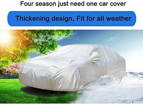 All Weather Waterproof Full Exterior Cover Compatible with Toyota Fortuner 2016 2017 2018 2019 2020 2021 2022 2023 2024 2025 2026 Full Car Cover in Saudi Arabia