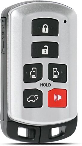 Smart Key FOB FOB LEELLING ENTRO FITS لـ TOYOTA SIENNA 2011 2012 2013 2014 2015 2015 2017 2018 2019 in Kuwait
