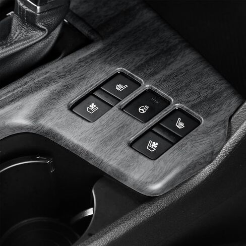 متوافق مع 2023 2024 2025 2026 KIA Sportage Explessories Grain Car Manual Gear Defer Cover Cover Interior Trim (Wood Grain) in Kuwait