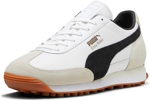 PUMA Mens Easy Rider Mix Lace Up Sneakers Shoes Casual - White - Size 5 M in Saudi Arabia