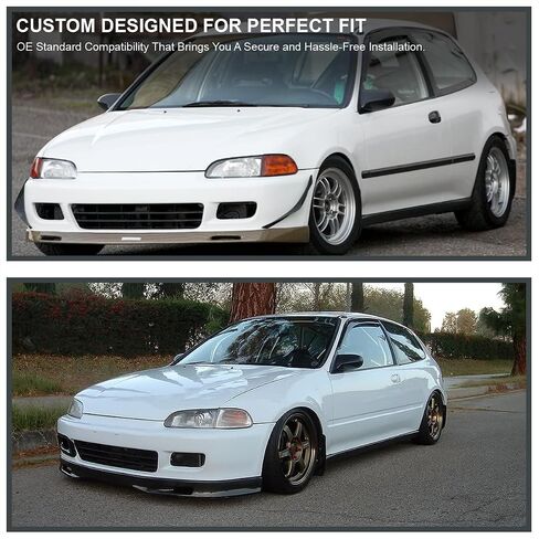 مواصفات ضبط يدوي SPEC-D أسود متوافق مع 1992-1995 Honda Civic eg 2/3DR L+R زوج in Saudi Arabia