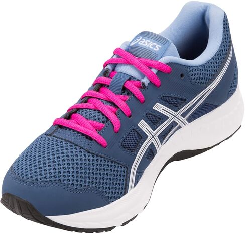 ASICS Women's Patriot 13 Running Shoes, 9, Black/White in Saudi Arabia