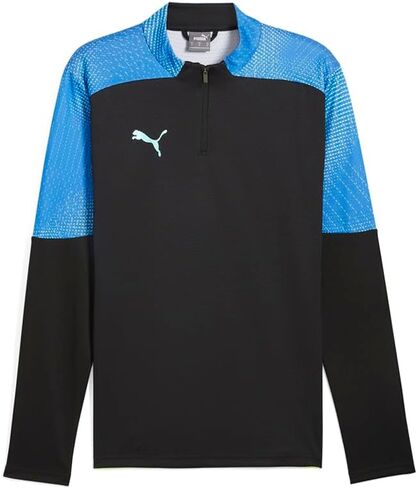 PUMA Mens Individualfinal 14-Zip Casual Tops Casual - Black - Size S in Saudi Arabia