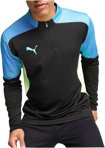 PUMA Mens Individualfinal 14-Zip Casual Tops Casual - Black - Size S in Saudi Arabia